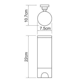 Wasserkraft K-1079 Диспенсер для ватных дисков
